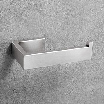 Nolimas SUS304 Stainless Steel Toilet Paper Roll Holder Wall Mounted Bathroom Hardware Rust Proof Toilet Tissue Holder,Nickel Brushed