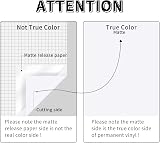 Lya Vinyl Matte White Permanent Vinyl Roll 12x9ft for Cricut Silhouette view 3