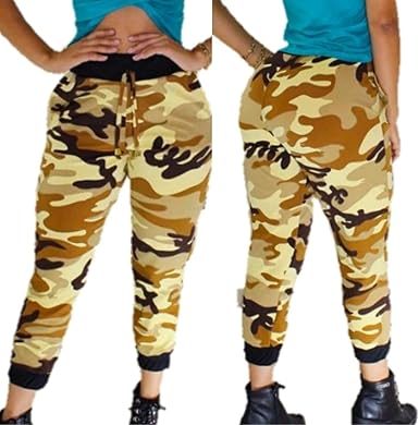 calça estampada exercito