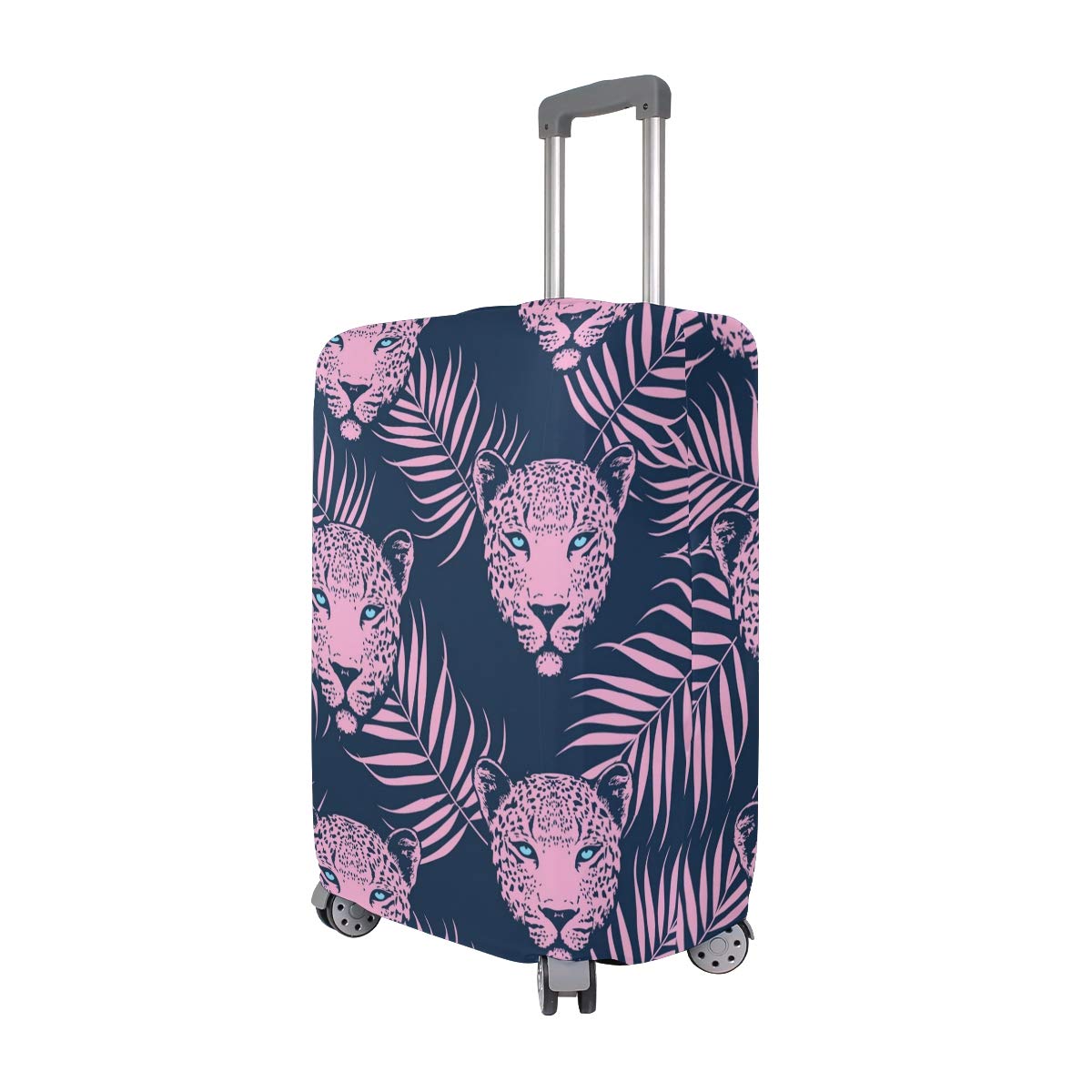 Pink Tropical Leopard Print Traveler 