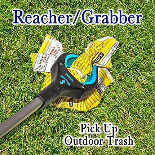 26 Inch Grabber Reacher with Rotating Gripper - Mobility Aid Reaching Assist Tool (Blue)