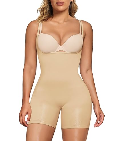 Body Shaper Thong Bodysuit Amazon THUCHENYUC 1/2Pcs Skims Bodysuit