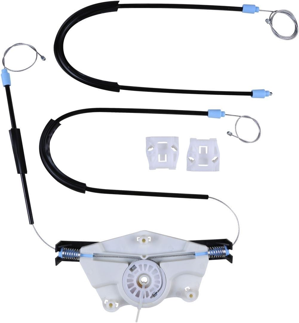 BWR559FBA Window Regulator Repair Kit Front Right Door for VW Golf MK4 Coupe 1997-2006 with Wheel House