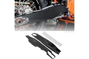 RCRBT Swing Arm Protectors Guard Cover Compatible with KTM 150 200 250 300 350 450 500 EXC EXC-F XCW XCF-W 2012-2022(Black), US-7295-BLACK