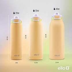 Ello Pop & Fill 22oz Stainless Steel Water Bottle