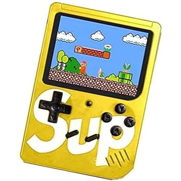 CARROVIL SUP 400 in 1 Retro Game Box Console Handheld Game PAD Box with TV Output Gaming Console 8 GB with Mario/Super Mario/DR Mario/Contra/Turtles and Other 400 Games (Color May Vary)