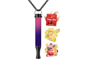 Astofli Breathing Calm Necklace - (Aroma Core Upgraded) Natural Essential Oil Inhaler for Daily Use