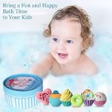 Aofmee Bath Bombs Gift Set 6 Pcs Handmade Spa Kit Shea Cocoa Moisturize view 5