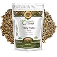 Organic Way Holy Tulsi/Holy Basil Herb Cut & Sifted (Ocimum Tenuiflorum) - Organic & Kosher Certified | Raw, Vegan, Non GMO & Gluten Free | USDA Certified | Origin - India (1/4 LBS / 4 Oz)