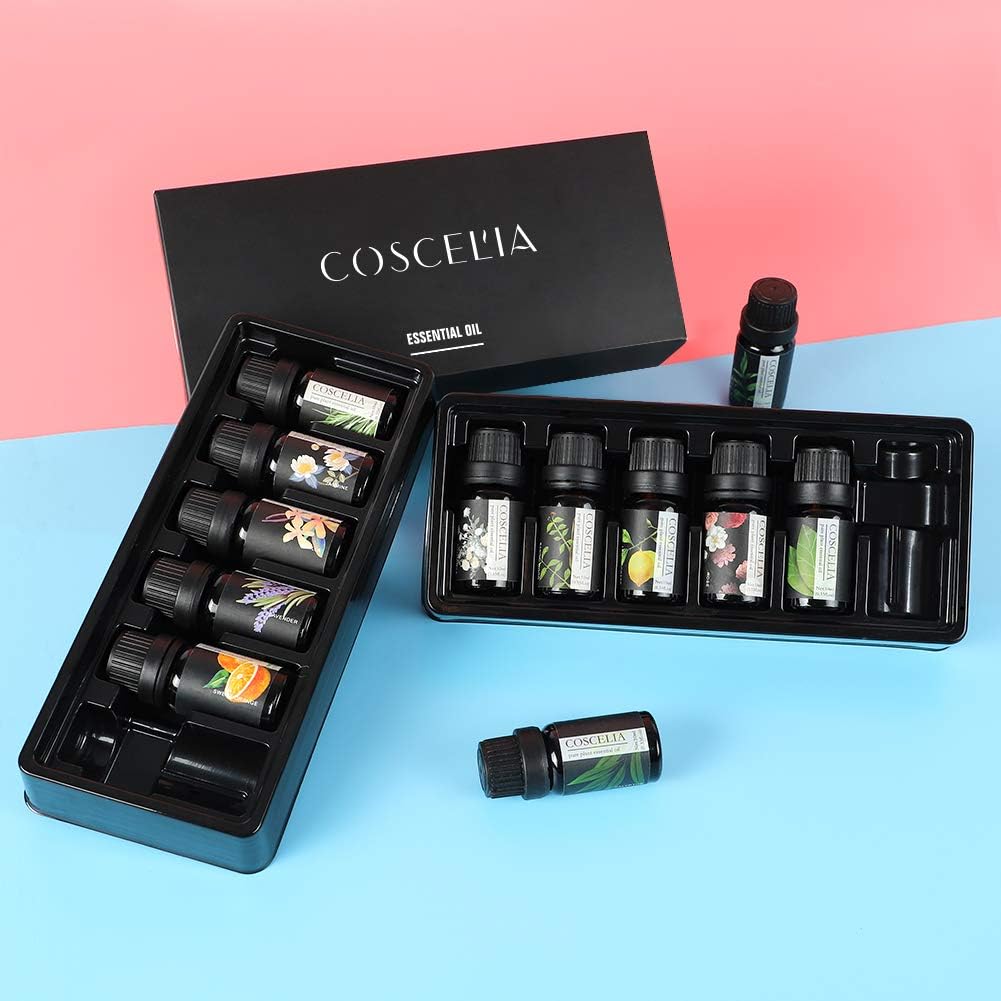 アロマオイル１２本セット 10ml 12精油 エッセンシャルオイル ボディケア 加湿器用 12種匂い お風呂 空間消臭 Unique Mall アロマオイル Amazon