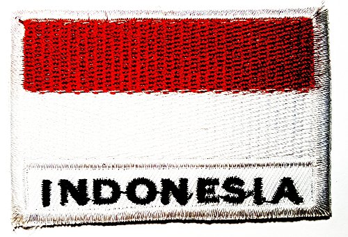 Republic Of Indonesia Indonesian National Flag Logo Patch Jacket T Shirt Sew Iron On Patch Badge Embroidery Buy Online In El Salvador Dreamhigh Skyland Flag Logo Patch Products In El Salvador