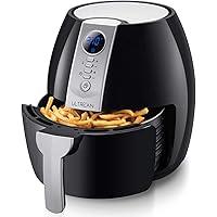 Ultrean Air Fryer, 4.2 Quart (4 Liter) Electric Hot Air Fryers Oven Oilless Cooker with LCD Digital Screen and Nonstick…