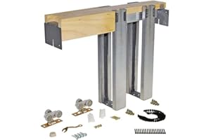 Johnson Hardware 1500 Series Commercial Grade Pocket Door Frame for 2x4 Stud Wall (36 Inch x 84 Inch)