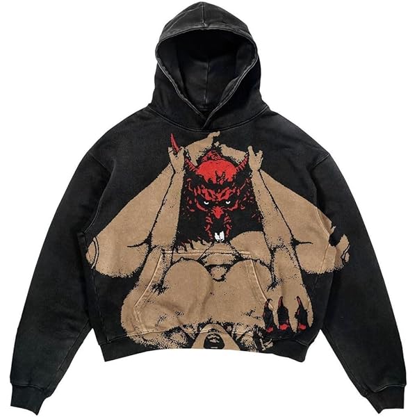 Amazon.com: Obenie Halloween Y2K Hoodie Gothic Casual