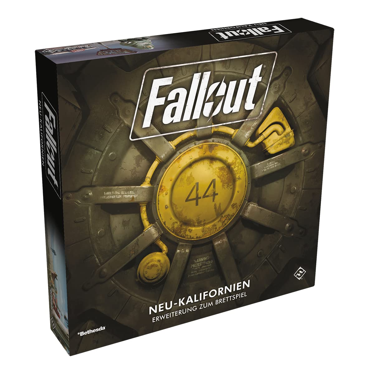 Fantasy Flight Games, Fallout - New California, Expansion, Expert Game, Strategy Game, 1-4 Players, Ages 14+, 150+ Minutes, German โ image 1