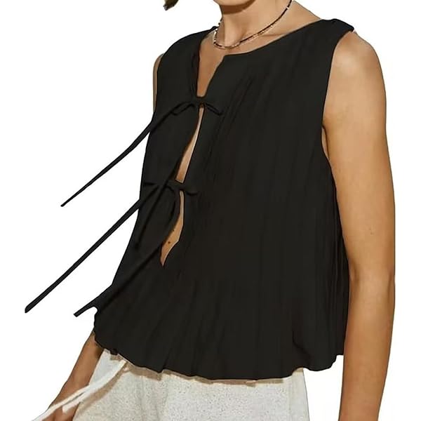 Amazon.com: Dndrdhfb Women's V-Neck Suit Vest Retro Solid