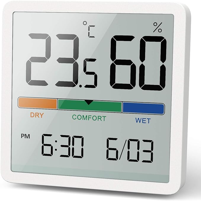 NOKLEAD Hygrometer Indoor Thermometer, Desktop Digital