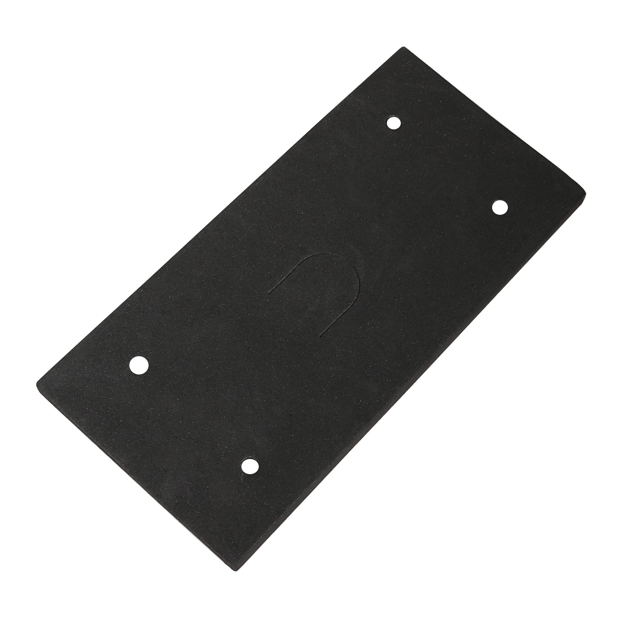 Sourcingmap Rectangle Shaped Black Foam Sander Back Pad Sanding Mat