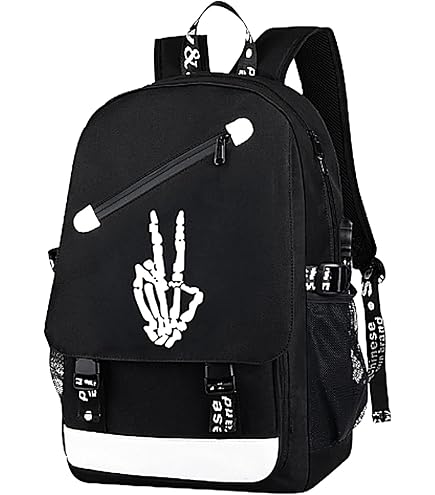 Amazon.com | FEWOFJ Anime Victory Gesture Backpack for Boys