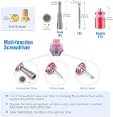 GLARKS 29Pcs 3D Printer Nozzle Kit M6 Brass Extruder Heads Cleaning Needles Tool view 5
