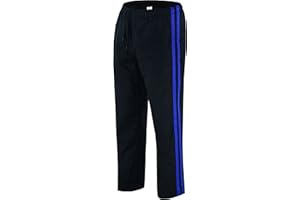 JAGUAR PRO GEAR - Stripped Karate Bottom Pants 8oz Light Weight for MMA Martial Arts Kids Adults Unisex