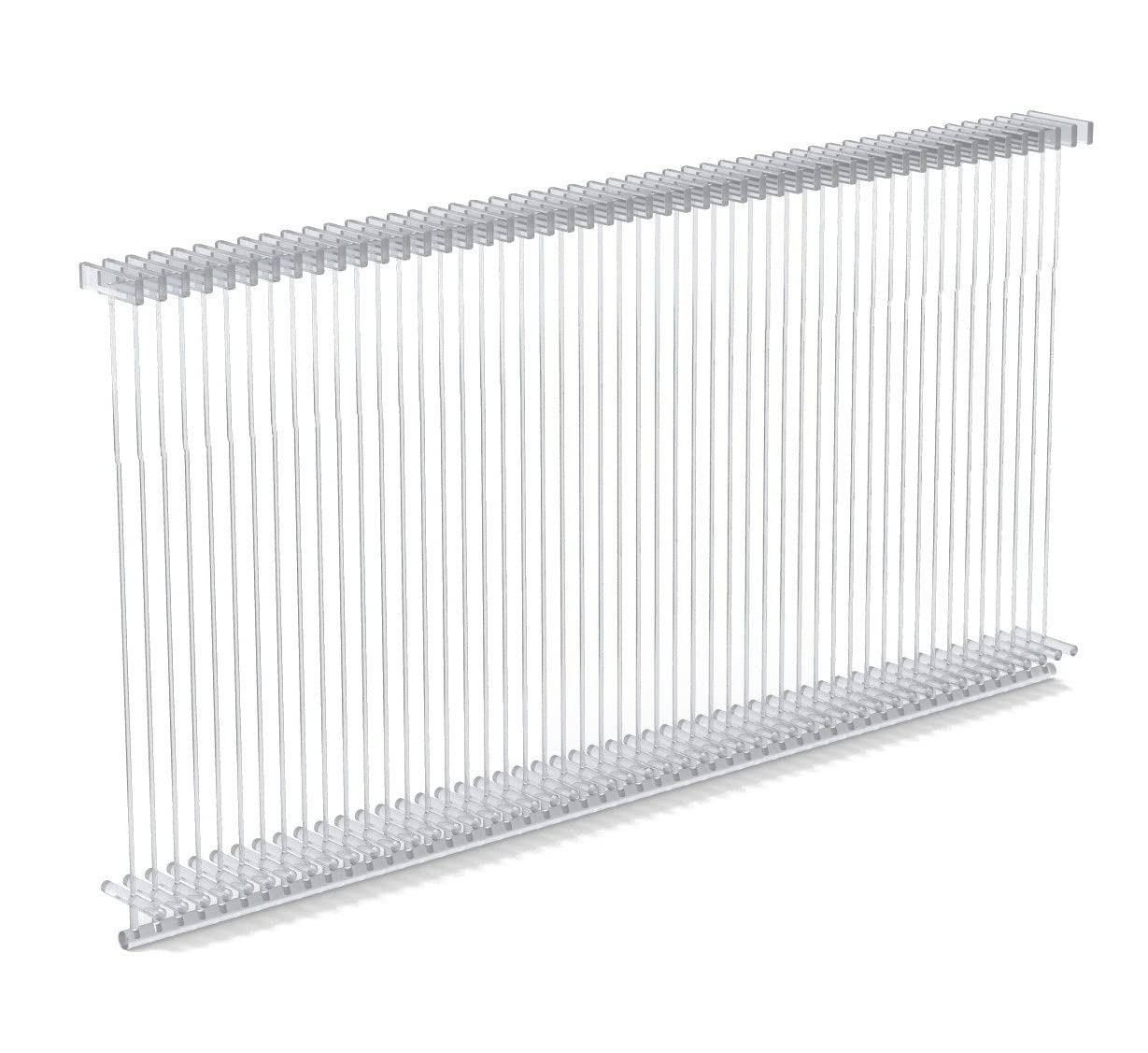 5000 x White Tagging Barbs Clothing Garment Tagger Gun Fasteners Refill Pin Price Tags Standard Paddle 65mm 2.5 Inch