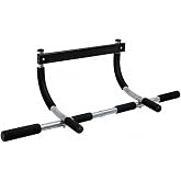 Upgrade Pull Up Bar for Doorway - Max Capacity 330 lbs, Portable Upper Body Workout Bar for Strength Training