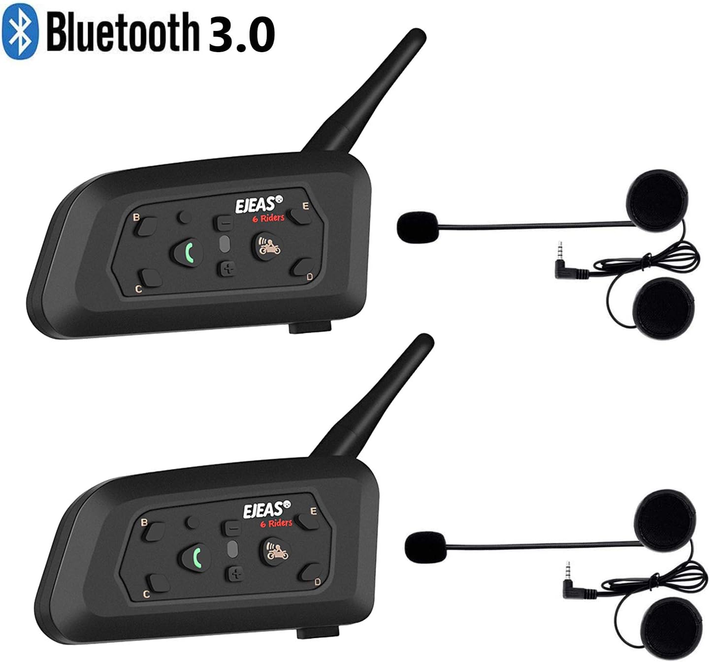 auricolare bluetooth per casco da moto per 2