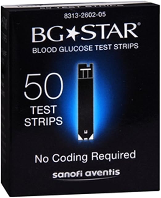 BGStar Blood Glucose Test Strips for iBGStar, 50 Each Amazon.co.uk