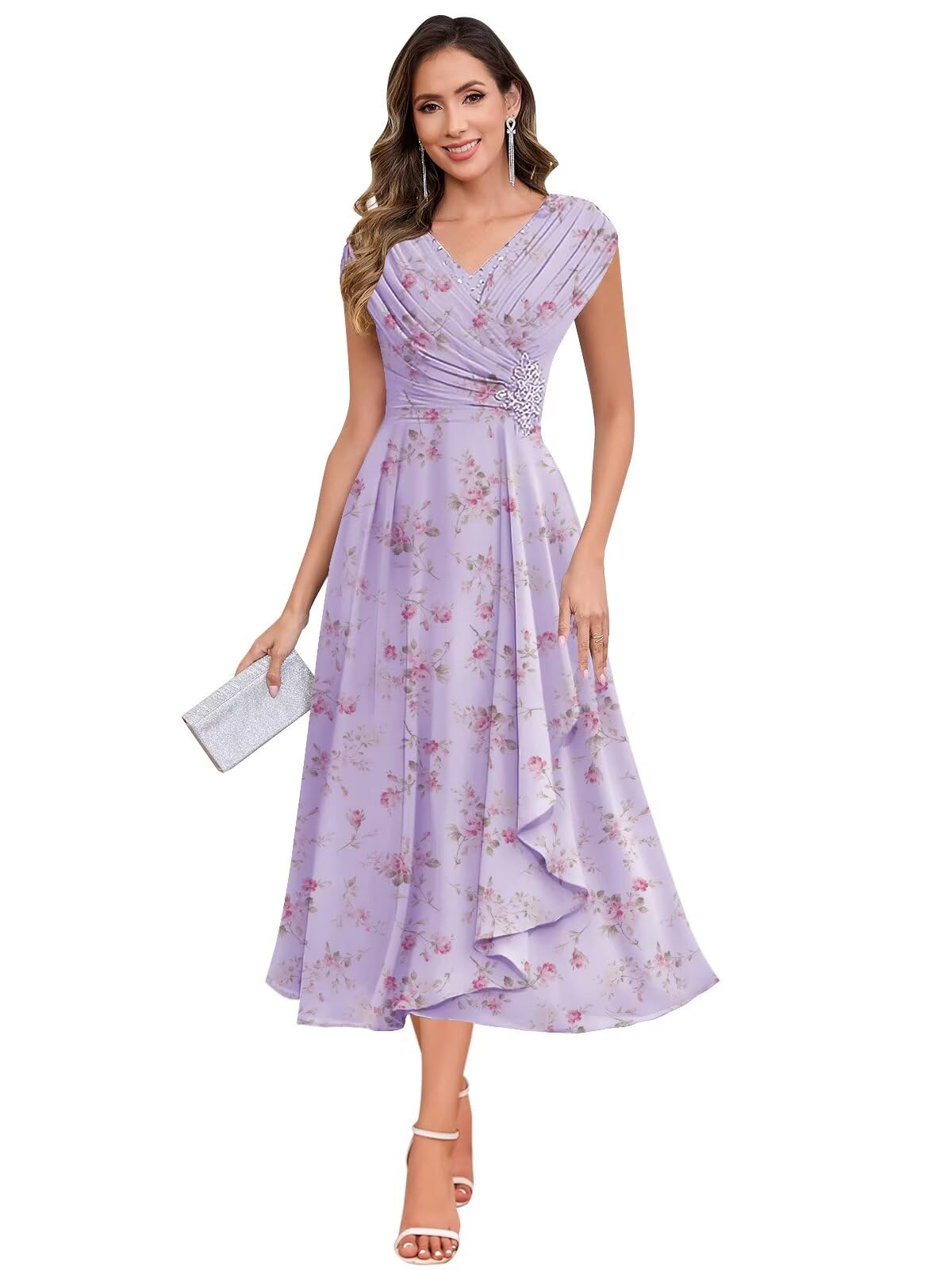 BOLENSYE Modest Grandmother of The Bride Dresses