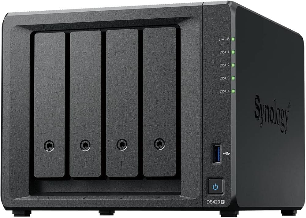 Synology DS423+ 4 Bay NAS 16TB (4x4TB) HAT3300 Drives Desktop Network Storage
