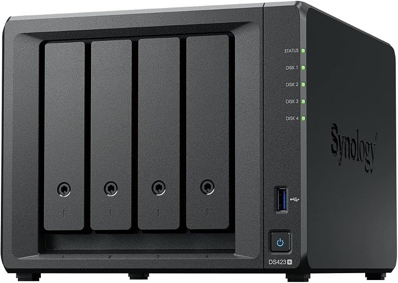 Synology DS423+ 4 Bay NAS 16TB (4x4TB) HAT3300 Drives Desktop Network Storage