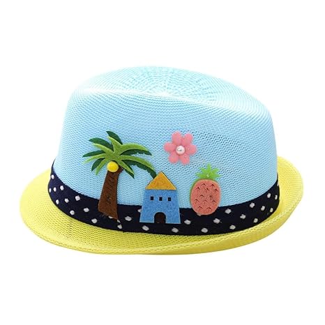 Strohhut Sonnenhut SOMESUN Sommerhut Strandhut für Mädchen Kappenumfang Sommer Strand Meer Schöne Weben Sonnenhut Mütze für B