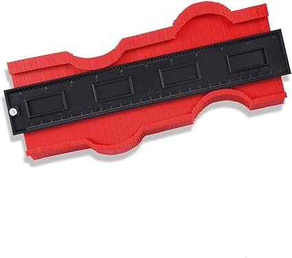 Onesight Jauge De Contour Verrouillable 25cm Plastique Copieur De Profil Jauge De Duplication Profile Regle Copieur De Contour Avec Serrure Pour Mesure Precision Travail De Bois De Carrelage Amazon Fr Bricolage