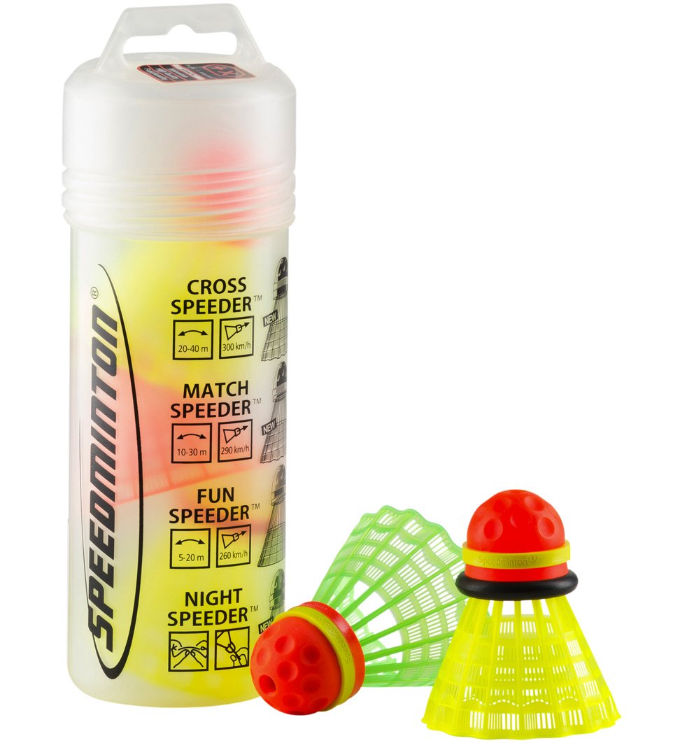 Speedminton 5pcs Speeder Mix Tube Speedminton Mix 5-pack Speeder Tube - multi, one size fit all - Packaging May Vary