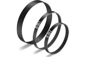 TECREDDY Vacuum Belt for Bissell ProHeat 2X Revolution Pet Pro Carpet Cleaner Model 1986 1964 2007 2007P Series, Replace Part #1606428#1611129#1611130
