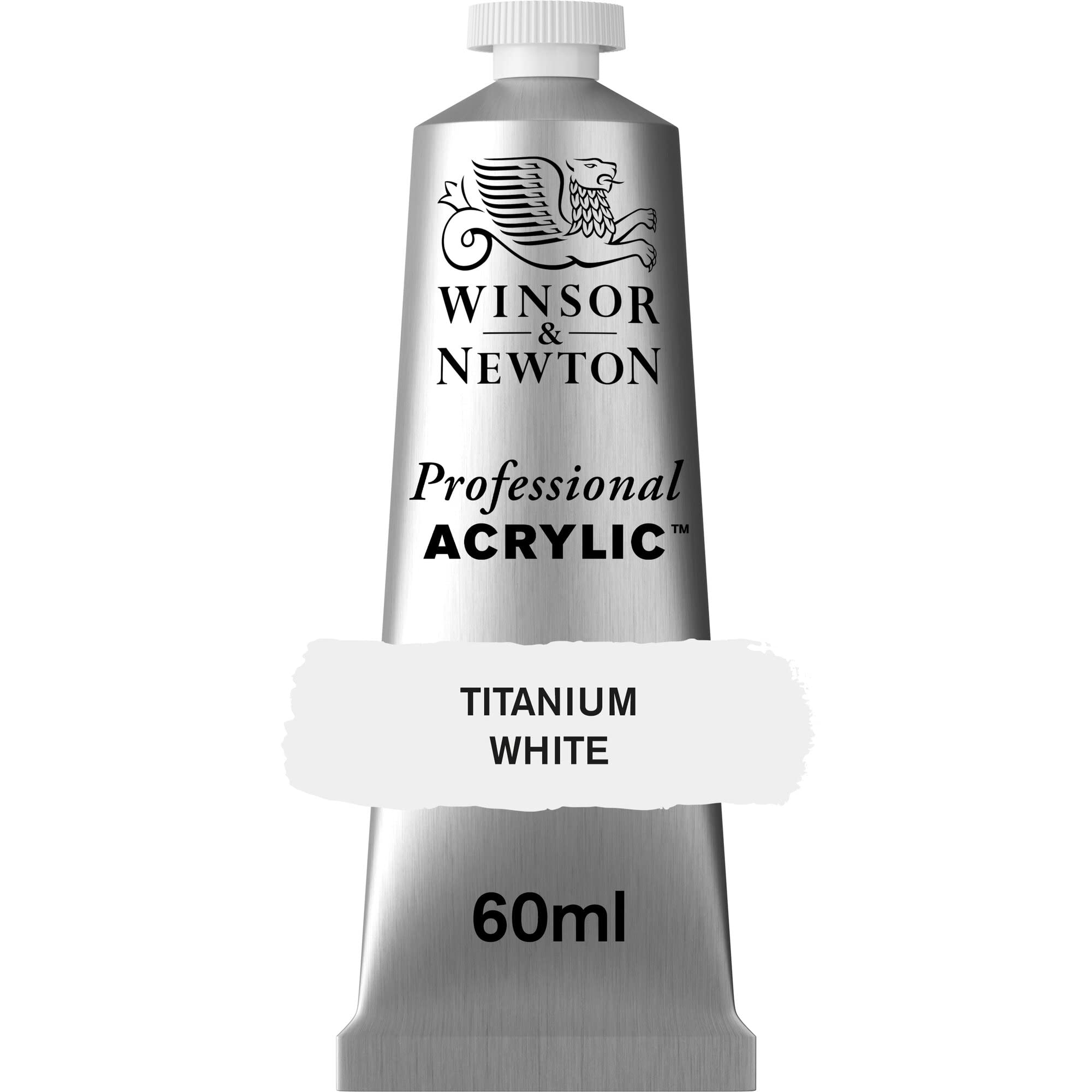 Winsor & Newton 2320644 60 ml Professional Acrylic Colour - Titanium White — image 1