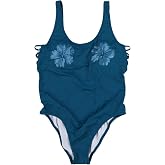 Victoria's Secret Pink One Piece Graphic Bathing Suit (L, Green)