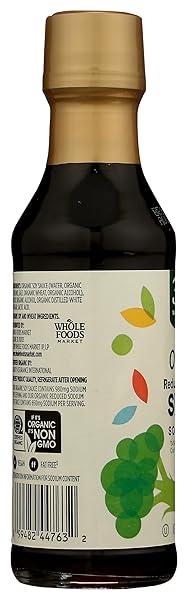 365 BY WHOLE FOODS MARKET, ORGANIC SHOYU SOY SAUCE REDUCED SODIUM, 10 OUNCE