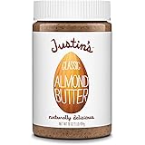 Justin's Classic Almond Butter, Only Two Ingredients, No Stir, Gluten-free, Non-GMO, Keto-friendly, Responsibly Sourced, 16 O