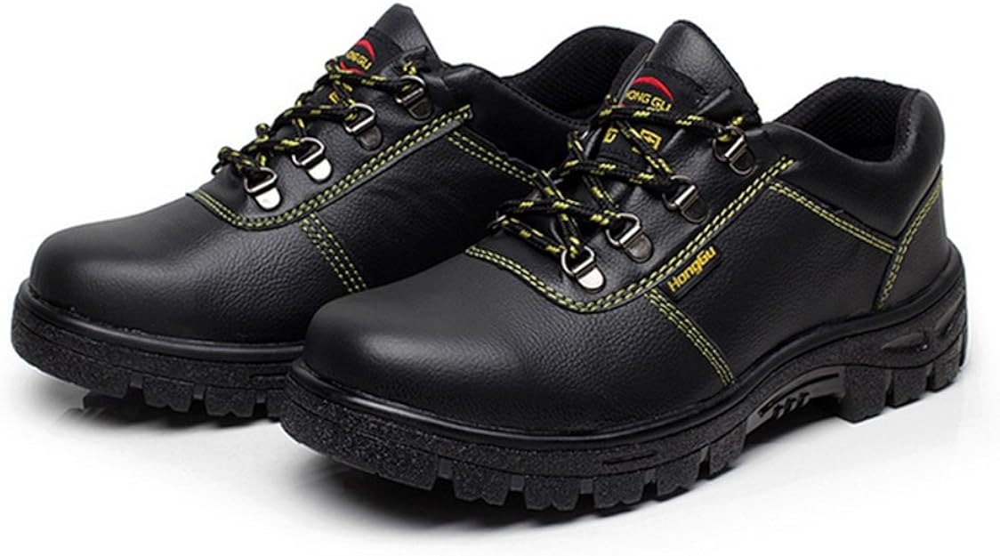 Work Safety Shoes Full Grain Leather Gusset