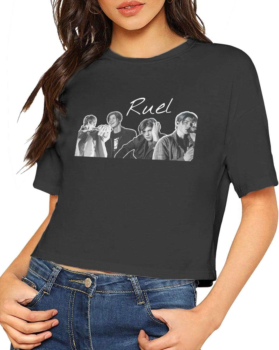 Ruel Shirt for Women in Summer T Short Sleeve Fashion Leisure Tee