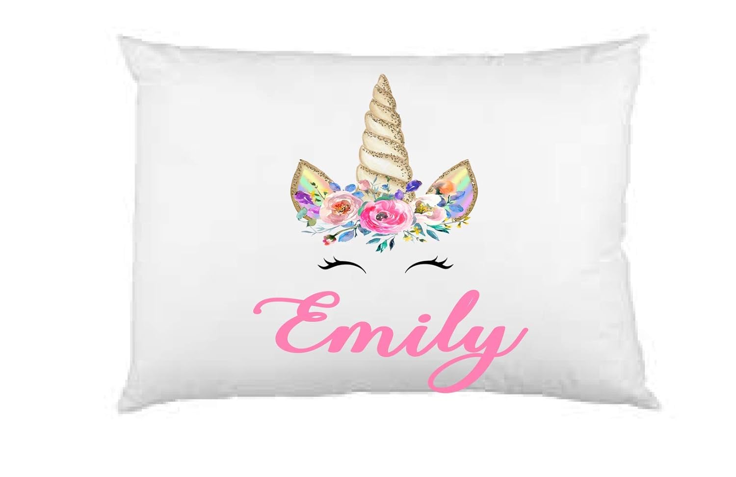Amazon Com Personalized Children S Pillow Case Unicorn