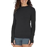 Free Fly Women's Shade Hoodie - UPF 50+ Sun Protection Clothing, Sun Shirt with Hood, Bamboo Viscose Long Sleeve for Women