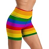 Tadxcjz Yoga Shorts High Waisted Biker Shorts for Womens Athletic Running Workout