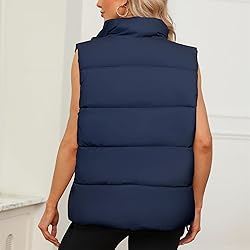 Century Star Nay Blue Puffer Vest for Women's