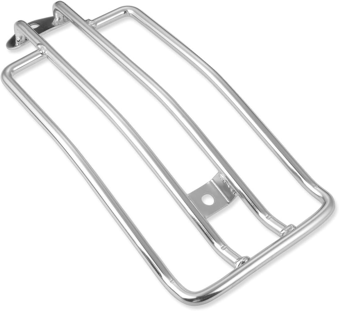NATGIC Motorcycle Luggage Rack 280mm (11") Silver Stainless Steel Motorcycle Rear Shelf Motorcycle Rear Solo Seat for H-arley Davidson XL Sportster 1985-2003 - Image 4