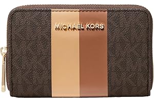 Michael Kors Women's Jet Set Small Zip Around Card Case
