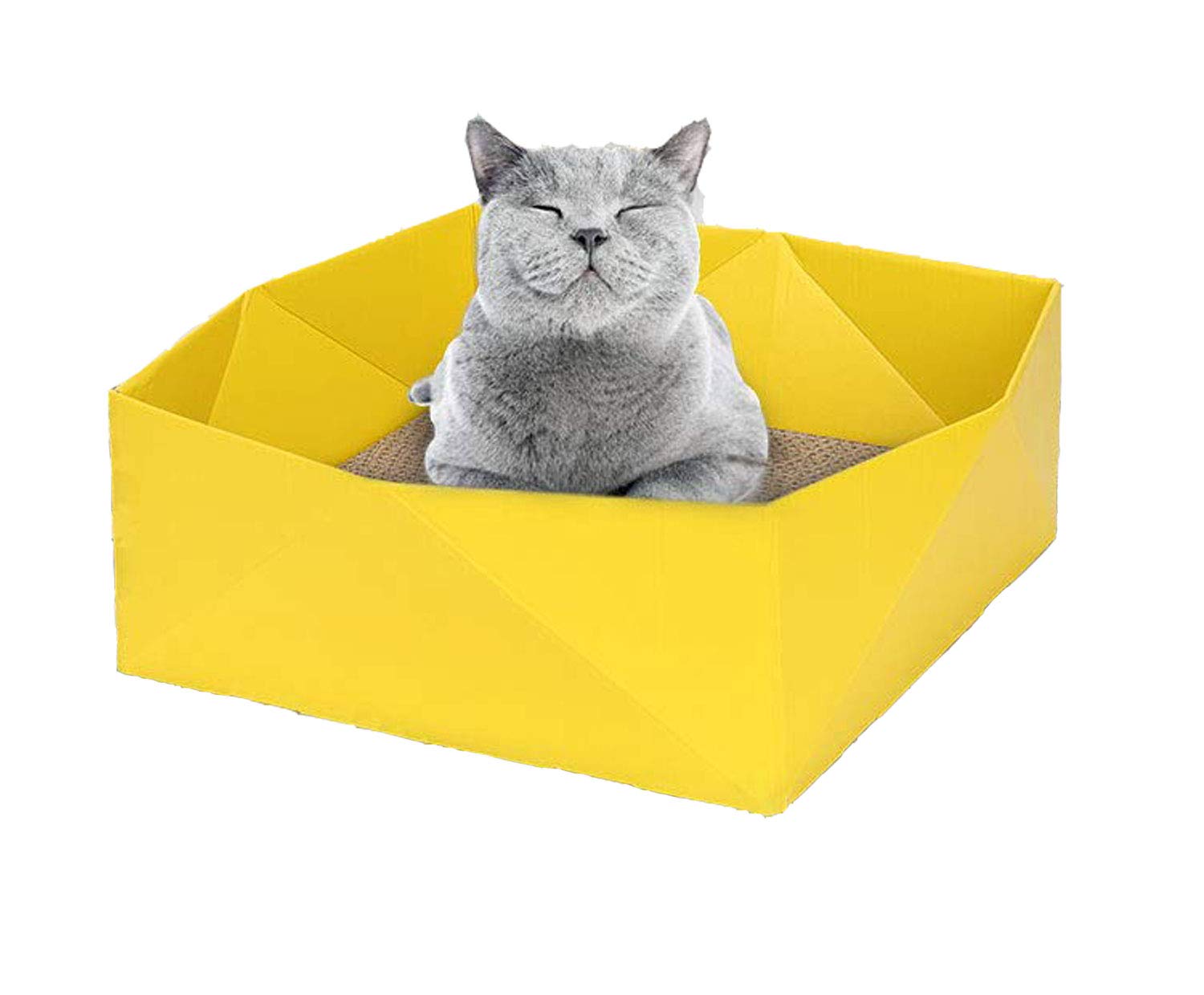 Ayuboom Cat Scratcher,Cat Scratch Box,Cat Toys,Scratcher with Catnip