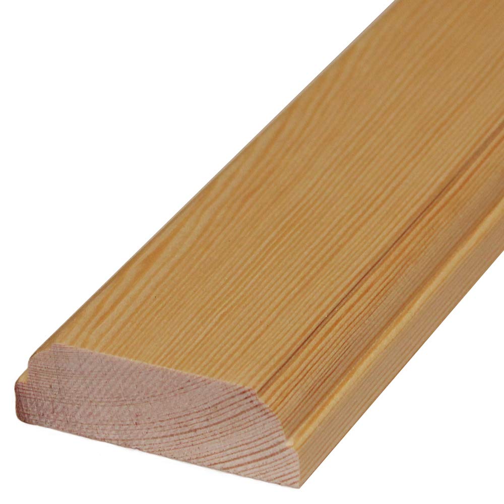 2.4 Metre 41 mm Infill Groove Pine Stair Base Rail ...